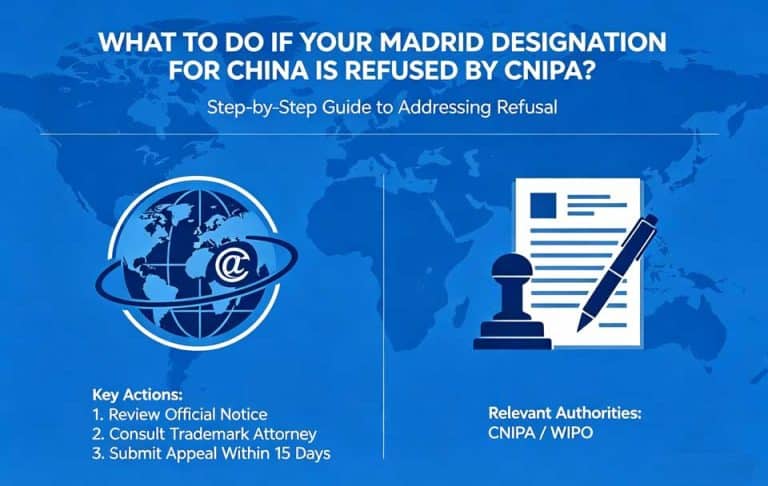 What to Do If Your Madrid Designation for China Is Refused by CNIPA