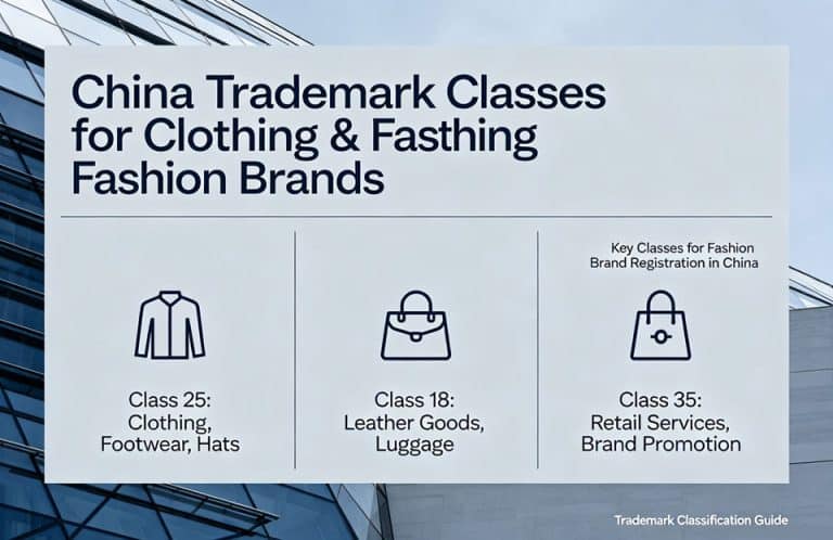 China Trademark Classes for Clothing & Fashion Brands | Class 25 & Subclass Guide
