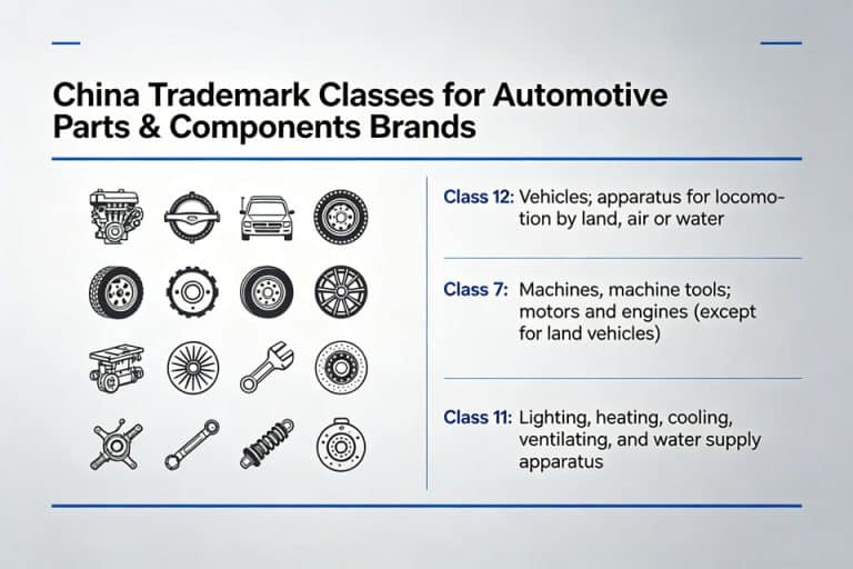 China Trademark Registration for Automotive Parts & Components Brands: OEM Supply Chains, Aftermarket Protection & EV Components