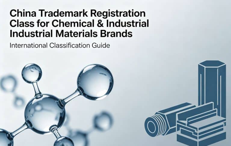 China Trademark Registration Class for Specialty Chemicals & Industrial Materials: Protecting Product Families, Formulations & Supply Chain Integrity